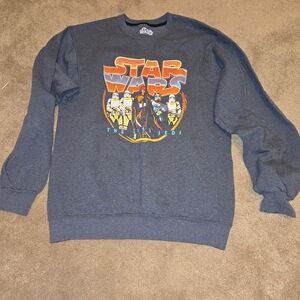 Star Wars The Last Jedi Gray Sweatshirt